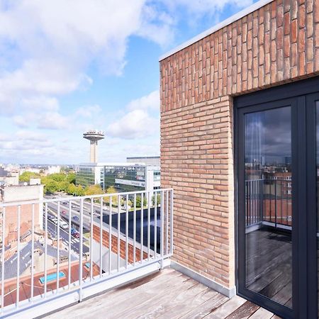Ferienwohnung Diamant Penthouse Brüssel Exterior foto